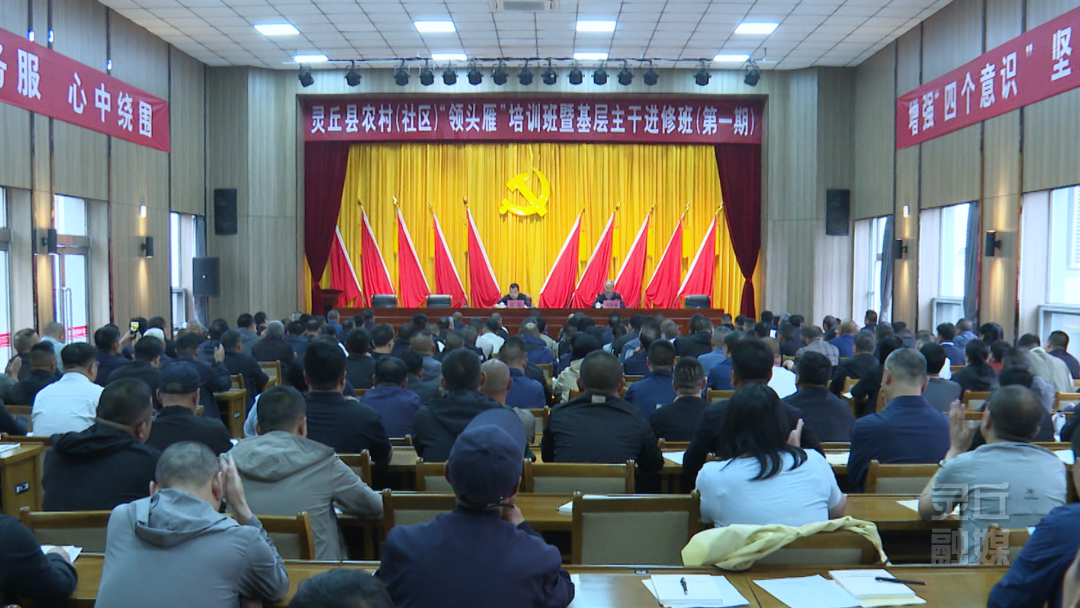 我县举行农村（社区）“领头雁”培训班暨村（社区）“两委”主干进修班开班仪式