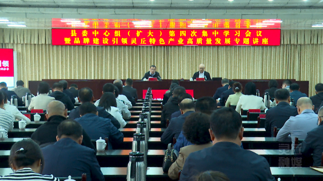 我县举行县委中心组（扩大）第四次集中学习会议暨品牌建设引领灵丘特色产业高质量发展专题讲座