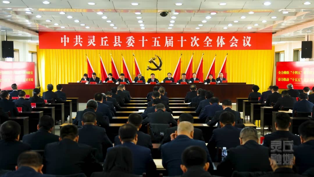 中共灵丘县委十五届十次全会举行