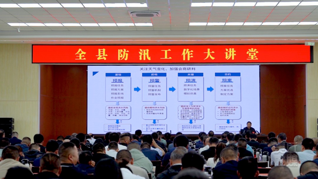 我县举办防汛工作大讲堂